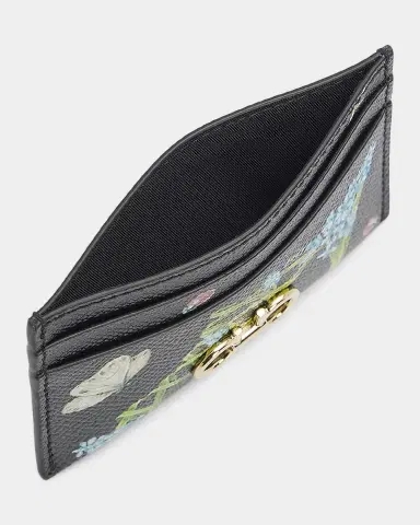 Ferragamo Gancini Eden Shoe Leather Card Case | Thumbnail 3 Ferragamo Gancini Eden Shoe Leather Card Case | Thumbnail 3