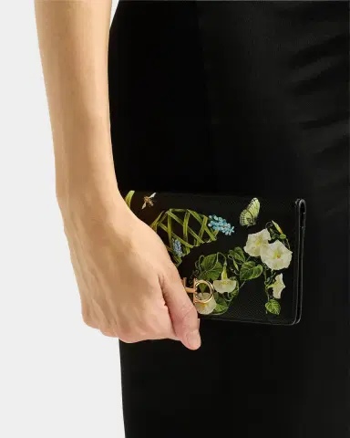 Ferragamo Eden Shoe-Print Gancini Leather Wallet | Thumbnail 2 Ferragamo Eden Shoe-Print Gancini Leather Wallet | Thumbnail 2