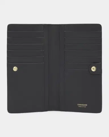 Ferragamo Eden Shoe-Print Gancini Leather Wallet | Thumbnail 3 Ferragamo Eden Shoe-Print Gancini Leather Wallet | Thumbnail 3