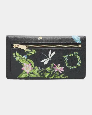 Ferragamo Eden Shoe-Print Gancini Leather Wallet | Thumbnail 4 Ferragamo Eden Shoe-Print Gancini Leather Wallet | Thumbnail 4