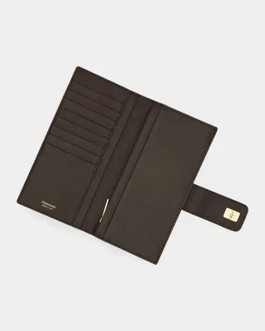 Ferragamo Gancini Leather Continental Wallet | Thumbnail 3 Ferragamo Gancini Leather Continental Wallet | Thumbnail 3