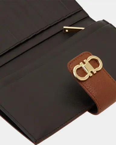 Ferragamo Gancini Leather Continental Wallet | Thumbnail 5 Ferragamo Gancini Leather Continental Wallet | Thumbnail 5