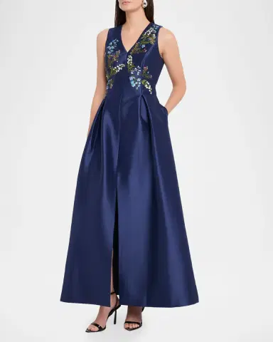 Sachin & Babi Hanna Brocade Midi Dress | Thumbnail 4 Sachin & Babi Hanna Brocade Midi Dress | Thumbnail 4