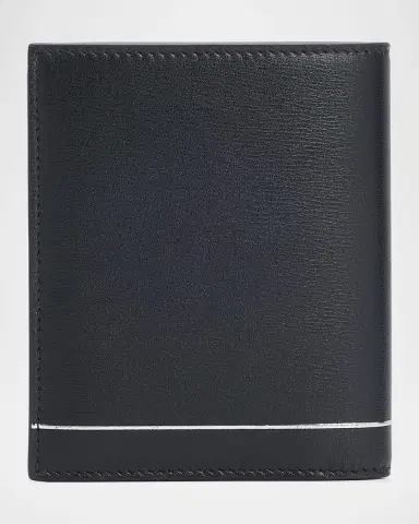 Ferragamo Men's Gancini Leather Bifold Wallet | Thumbnail 4 Ferragamo Men's Gancini Leather Bifold Wallet | Thumbnail 4