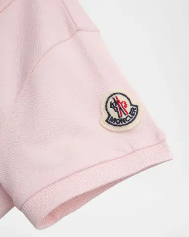 Moncler Girl 's Cotton Pique Polo Shirtdress, Size 6M-3 | Thumbnail 3 Moncler Girl 's Cotton Pique Polo Shirtdress, Size 6M-3 | Thumbnail 3