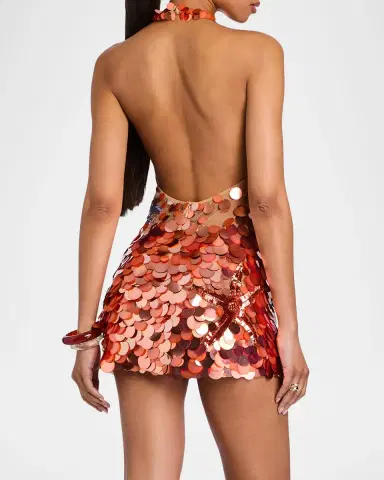 Retrofete Dorothy Sequined Mini Dress | Thumbnail 3 Retrofete Dorothy Sequined Mini Dress | Thumbnail 3