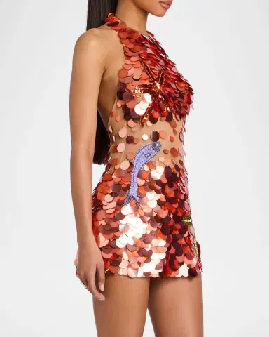 Retrofete Dorothy Sequined Mini Dress | Thumbnail 6 Retrofete Dorothy Sequined Mini Dress | Thumbnail 6