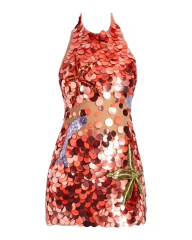 Retrofete Dorothy Sequined Mini Dress | Thumbnail 1 Retrofete Dorothy Sequined Mini Dress | Thumbnail 1