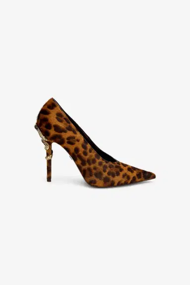 Roberto Cavalli Pumps Serpentine in Leather with Jaguar Print | Thumbnail 2 Roberto Cavalli Pumps Serpentine in Leather with Jaguar Print | Thumbnail 2