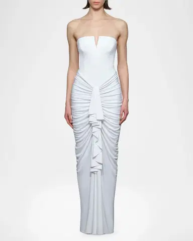 Et Ochs Selena Ruched Strapless Gown | Thumbnail 2 Et Ochs Selena Ruched Strapless Gown | Thumbnail 2