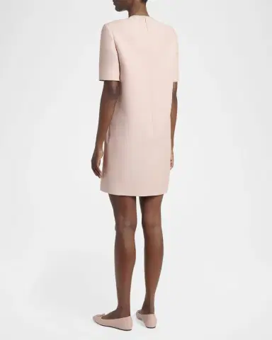 Valentino Garavani Embroidered Bow Short-Sleeve Mini Dress | Thumbnail 3 Valentino Garavani Embroidered Bow Short-Sleeve Mini Dress | Thumbnail 3