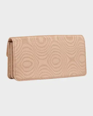 Valentino Garavani Crystal VLogo Moire Clutch Bag | Thumbnail 5 Valentino Garavani Crystal VLogo Moire Clutch Bag | Thumbnail 5