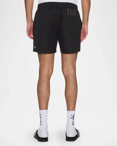 Ksubi Stay Up Embroidered Logo Cotton Fleece Shorts | Thumbnail 3 Ksubi Stay Up Embroidered Logo Cotton Fleece Shorts | Thumbnail 3