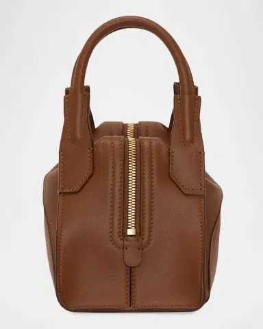 Victoria Beckham Victoria Plie Mini Leather Top Handle Bag | Thumbnail 3 Victoria Beckham Victoria Plie Mini Leather Top Handle Bag | Thumbnail 3