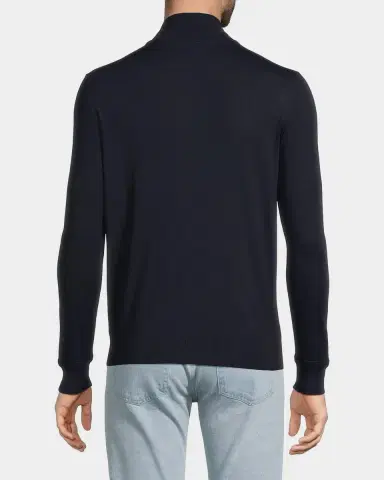 Isaia Men 's Wool Zip-Up Sweater | Thumbnail 3 Isaia Men 's Wool Zip-Up Sweater | Thumbnail 3