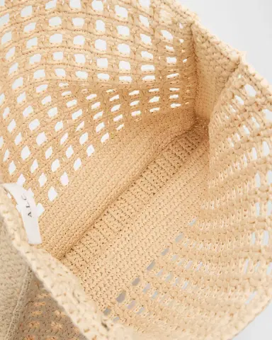 A.L.C. Ruby Crochet Raffia Tote Bag | Thumbnail 4 A.L.C. Ruby Crochet Raffia Tote Bag | Thumbnail 4