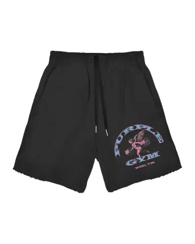 PURPLE Men's Relaxed Fleece Drawstring Shorts | Thumbnail 1 PURPLE Men's Relaxed Fleece Drawstring Shorts | Thumbnail 1