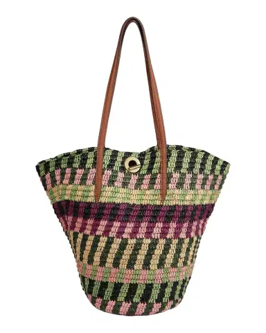 Veronica Beard Striped Raffia Tote Bag | Thumbnail 1 Veronica Beard Striped Raffia Tote Bag | Thumbnail 1