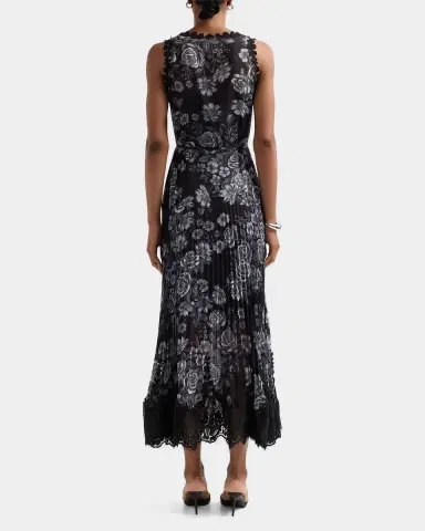 Kobi Halperin Liora Floral Tie-Waist Midi Dress | Thumbnail 4 Kobi Halperin Liora Floral Tie-Waist Midi Dress | Thumbnail 4