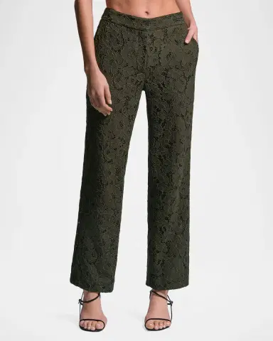 BCBGMAXAZRIA Safiya Cropped Guipure Lace Pants | Thumbnail 5 BCBGMAXAZRIA Safiya Cropped Guipure Lace Pants | Thumbnail 5