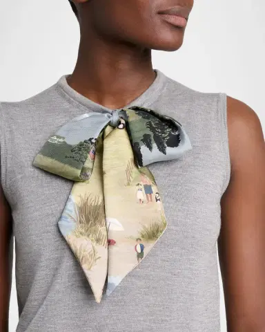 Thom Browne Sleeveless Nantucket Scenic Bow Cashmere Knit Top | Thumbnail 5 Thom Browne Sleeveless Nantucket Scenic Bow Cashmere Knit Top | Thumbnail 5