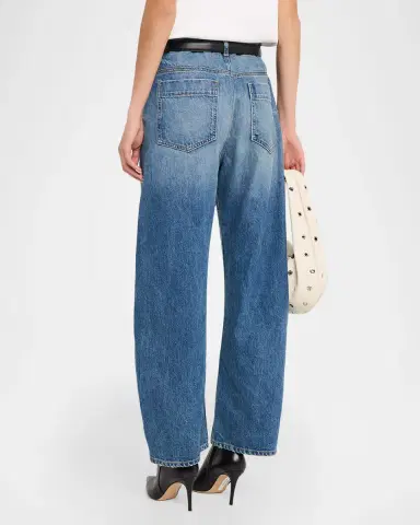 Nili Lotan Tribeca Barrel-Leg Jeans | Thumbnail 3 Nili Lotan Tribeca Barrel-Leg Jeans | Thumbnail 3