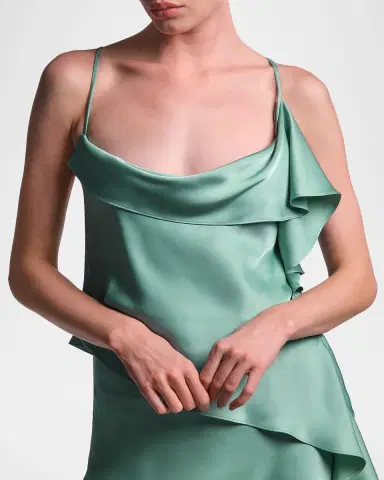 BCBGMAXAZRIA Fiona High-Low Charmeuse Slip Dress | Thumbnail 5 BCBGMAXAZRIA Fiona High-Low Charmeuse Slip Dress | Thumbnail 5