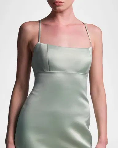 BCBGMAXAZRIA Serene Sleeveless Satin Mini Dress | Thumbnail 5 BCBGMAXAZRIA Serene Sleeveless Satin Mini Dress | Thumbnail 5