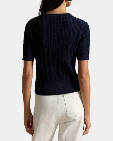 Polo Ralph Lauren Cable-Knit Cotton Henley Sweater | Thumbnail 3 Polo Ralph Lauren Cable-Knit Cotton Henley Sweater | Thumbnail 3