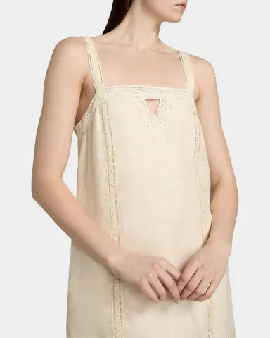 SIMKHAI Jasmine Linen Lace Minidress | Thumbnail 5 SIMKHAI Jasmine Linen Lace Minidress | Thumbnail 5