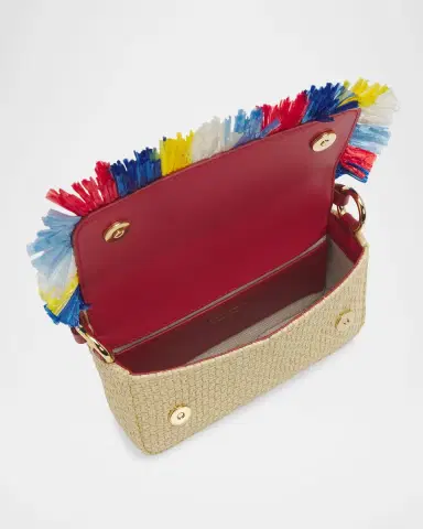 Dolce & Gabbana Fringed Raffia Shoulder Bag | Thumbnail 3 Dolce & Gabbana Fringed Raffia Shoulder Bag | Thumbnail 3