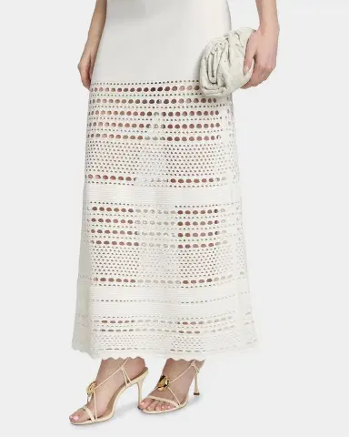 Simkhai Westly Open-Stitch Midi Skirt | Thumbnail 5 Simkhai Westly Open-Stitch Midi Skirt | Thumbnail 5