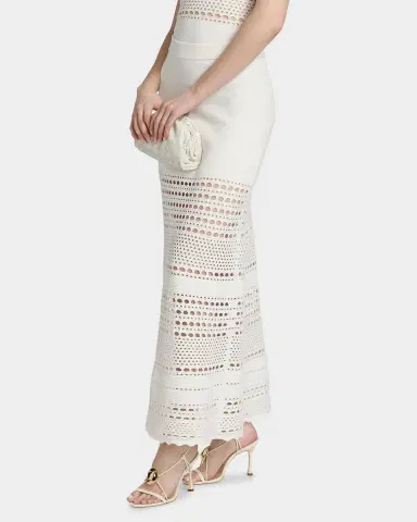 Simkhai Westly Open-Stitch Midi Skirt | Thumbnail 7 Simkhai Westly Open-Stitch Midi Skirt | Thumbnail 7