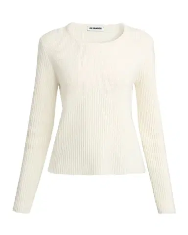Jil Sander Wool-Cashmere Rib Crewneck Sweater | Thumbnail 1 Jil Sander Wool-Cashmere Rib Crewneck Sweater | Thumbnail 1