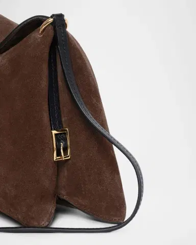 Wandler Penelope Suede Shoulder Bag | Thumbnail 4 Wandler Penelope Suede Shoulder Bag | Thumbnail 4