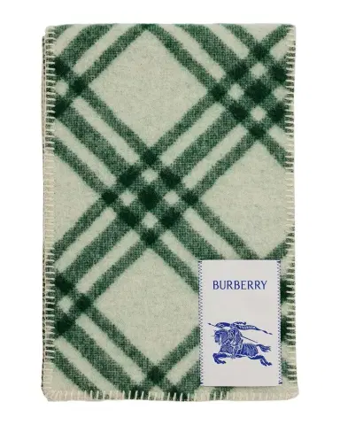 Burberry Men's Check Wool Scarf | Thumbnail 1 Burberry Men's Check Wool Scarf | Thumbnail 1