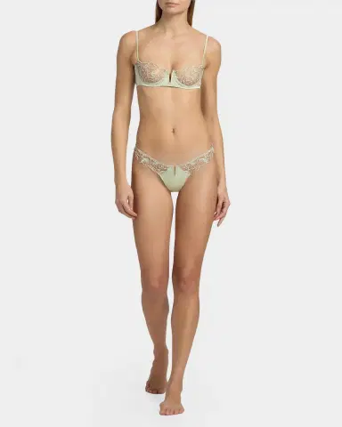 Kiki de Montparnasse Calla Lily Embroidered Balconette Bra | Thumbnail 2 Kiki de Montparnasse Calla Lily Embroidered Balconette Bra | Thumbnail 2
