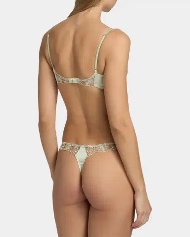 Kiki de Montparnasse Calla Lily Embroidered Balconette Bra | Thumbnail 3 Kiki de Montparnasse Calla Lily Embroidered Balconette Bra | Thumbnail 3