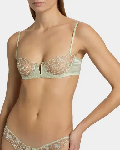 Kiki de Montparnasse Calla Lily Embroidered Balconette Bra | Thumbnail 5 Kiki de Montparnasse Calla Lily Embroidered Balconette Bra | Thumbnail 5