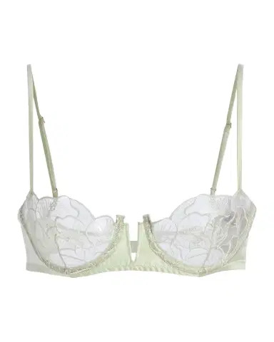 Kiki de Montparnasse Calla Lily Embroidered Balconette Bra | Thumbnail 1 Kiki de Montparnasse Calla Lily Embroidered Balconette Bra | Thumbnail 1