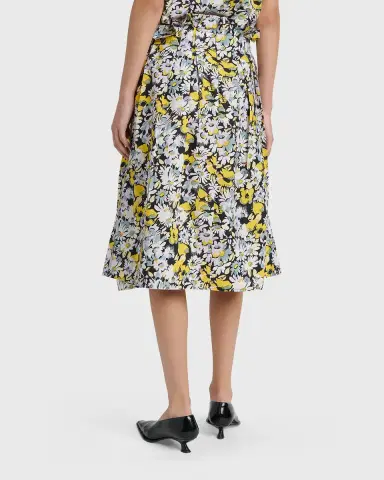 Marni Floral Cotton Midi Skirt | Thumbnail 3 Marni Floral Cotton Midi Skirt | Thumbnail 3