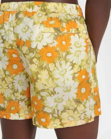 Valentino Garavani Men 's Floral Logo Swim Trunks | Thumbnail 4 Valentino Garavani Men 's Floral Logo Swim Trunks | Thumbnail 4