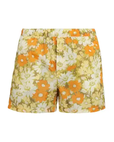 Valentino Garavani Men 's Floral Logo Swim Trunks | Thumbnail 1 Valentino Garavani Men 's Floral Logo Swim Trunks | Thumbnail 1