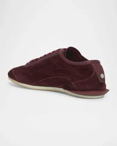 Dolce & Gabbana Men's Lipari Suede T-Toe Low-Top Sneakers | Thumbnail 4 Dolce & Gabbana Men's Lipari Suede T-Toe Low-Top Sneakers | Thumbnail 4
