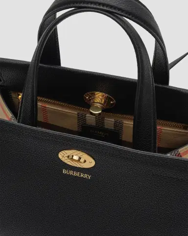 Burberry Cotswolds Mini Check Tote Bag | Thumbnail 3 Burberry Cotswolds Mini Check Tote Bag | Thumbnail 3