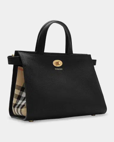 Burberry Cotswolds Mini Check Tote Bag | Thumbnail 5 Burberry Cotswolds Mini Check Tote Bag | Thumbnail 5