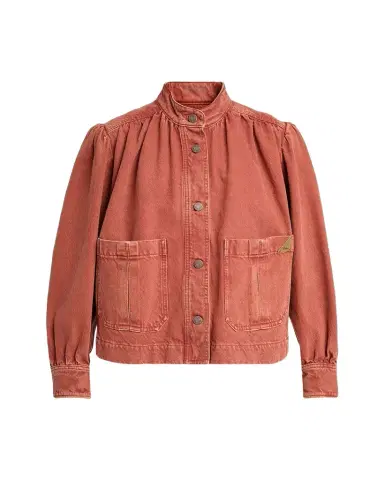 Chloe Gathered Denim Jacket | Thumbnail 1 Chloe Gathered Denim Jacket | Thumbnail 1