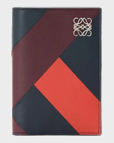 LOEWE Anagram Colorblock Passport Cover in Leather | Thumbnail 2 LOEWE Anagram Colorblock Passport Cover in Leather | Thumbnail 2