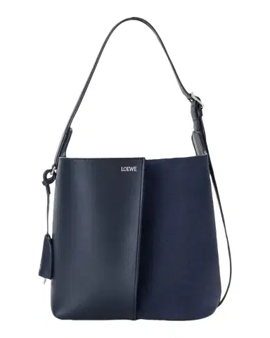 Loewe Bilbao Medium Leather and Suede Bucket Bag | Thumbnail 1 Loewe Bilbao Medium Leather and Suede Bucket Bag | Thumbnail 1