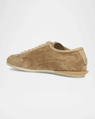 Dolce & Gabbana Men's Lipari Suede T-Toe Low-Top Sneakers | Thumbnail 4 Dolce & Gabbana Men's Lipari Suede T-Toe Low-Top Sneakers | Thumbnail 4